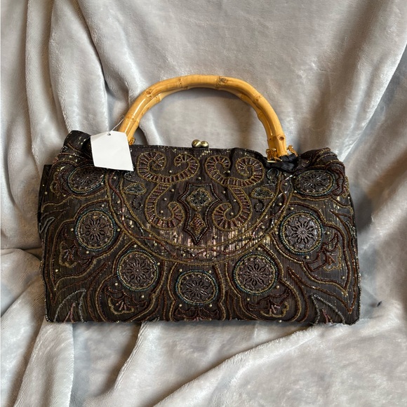 Handbags - 51. One of a kind - Hand made - Vintage-style Beaded Handbag